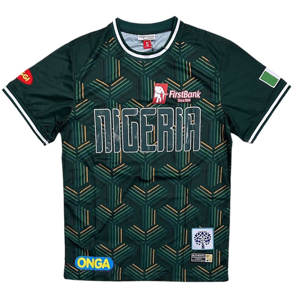 Nigeria International Team Men's Headgear Classics 1990 World Cup Soccer Jersey - Picture 2 of 6